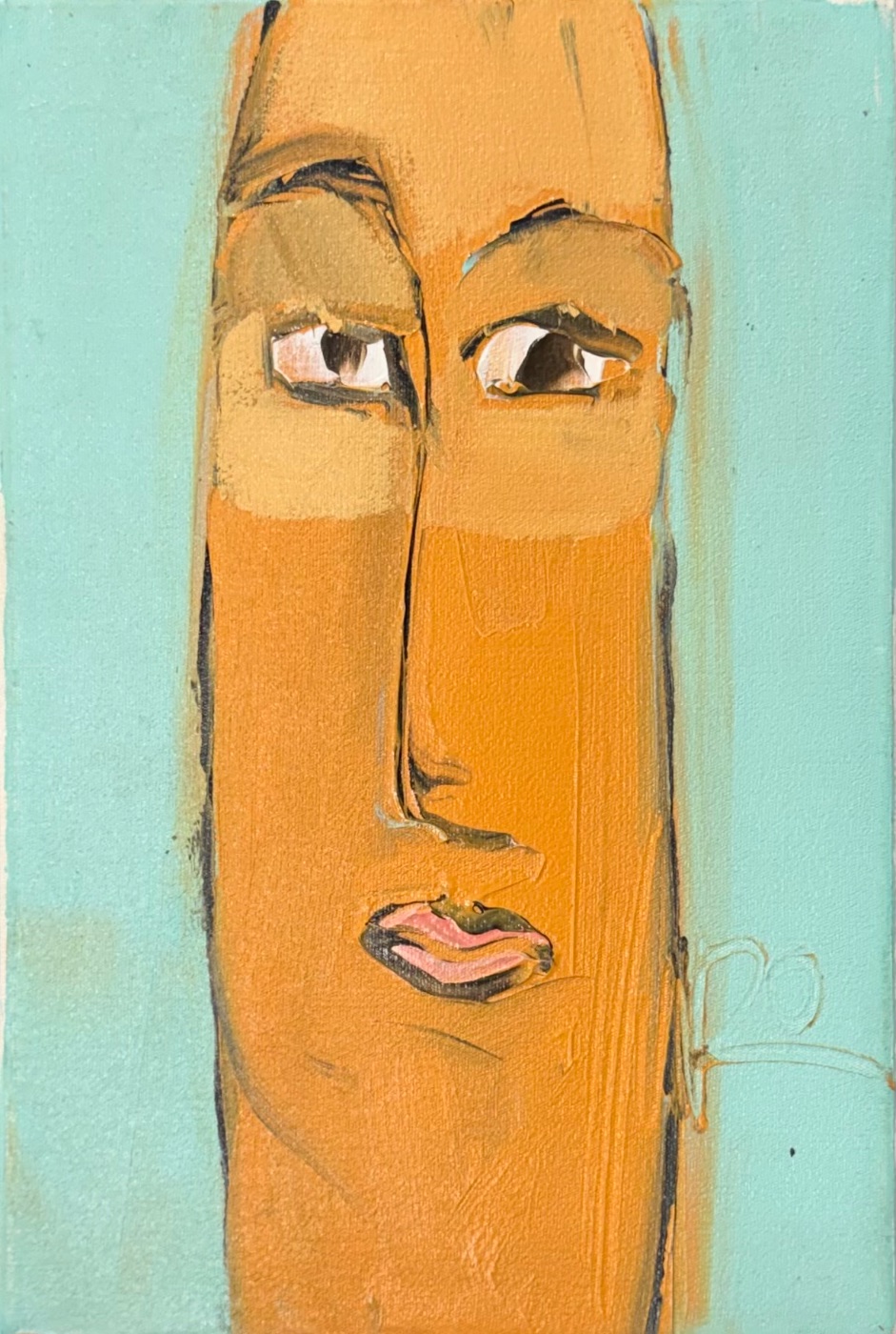 Portrait, long face by Munro