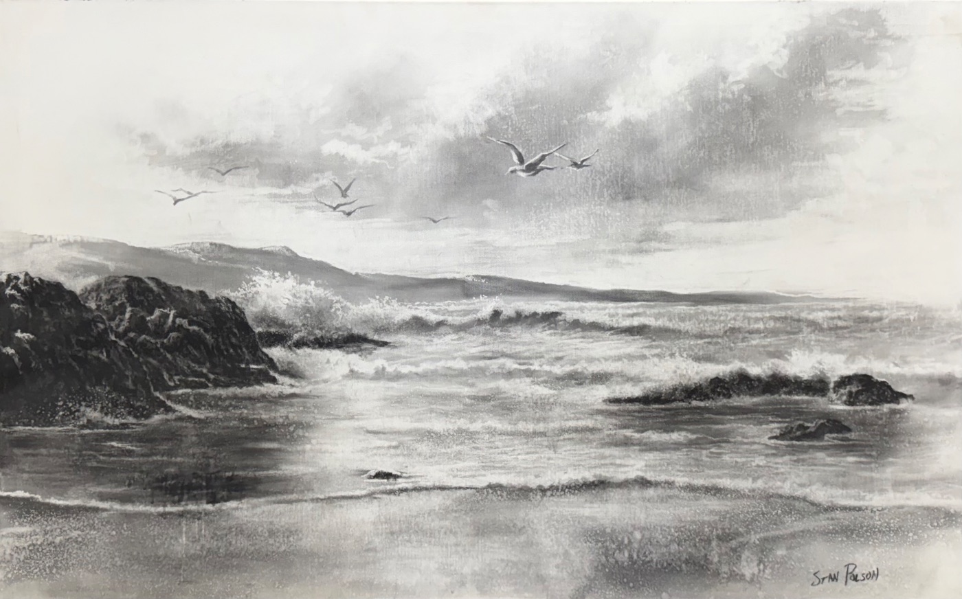 Seascape scene by Stan Polson