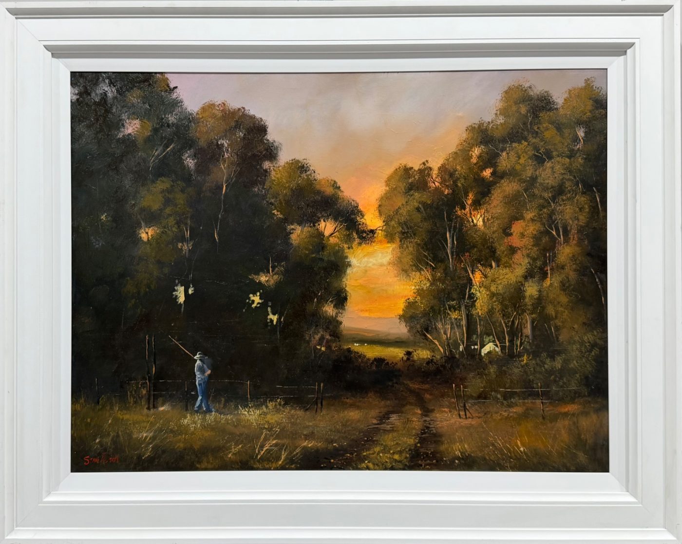 Farm scene by Stan Polson