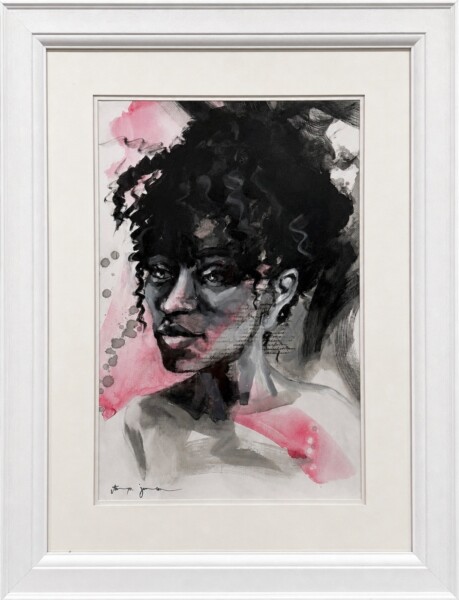 Portrait, African lady
