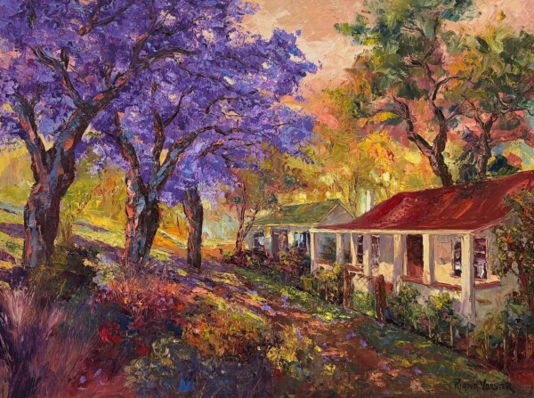 Jacarandas, two houses
