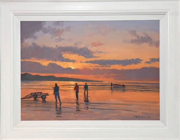 Seascape, sunset