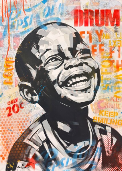 Boy smiling (Drum)